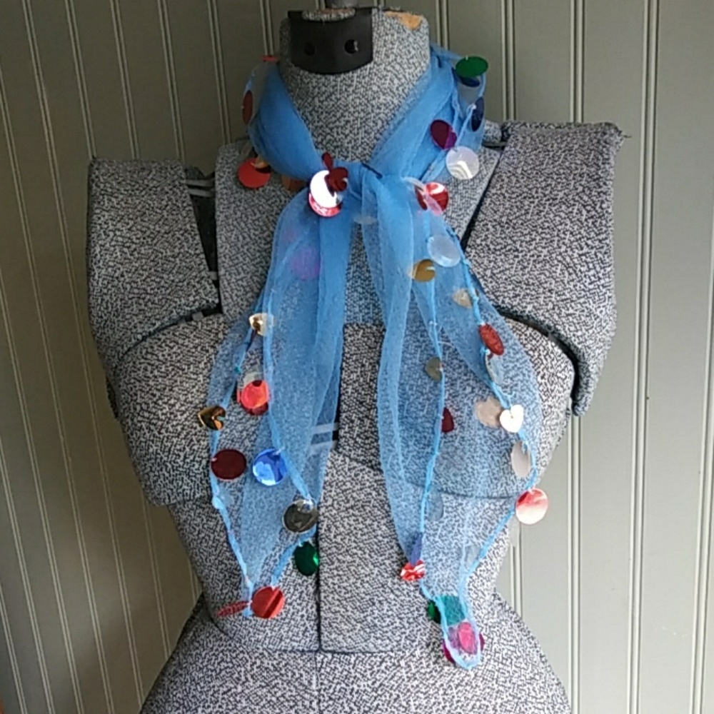 Vntg Confetti Scarf